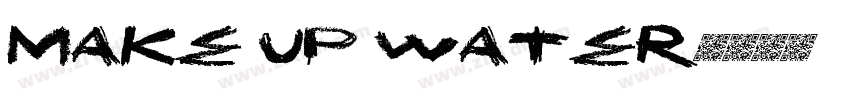 Make up water字体转换